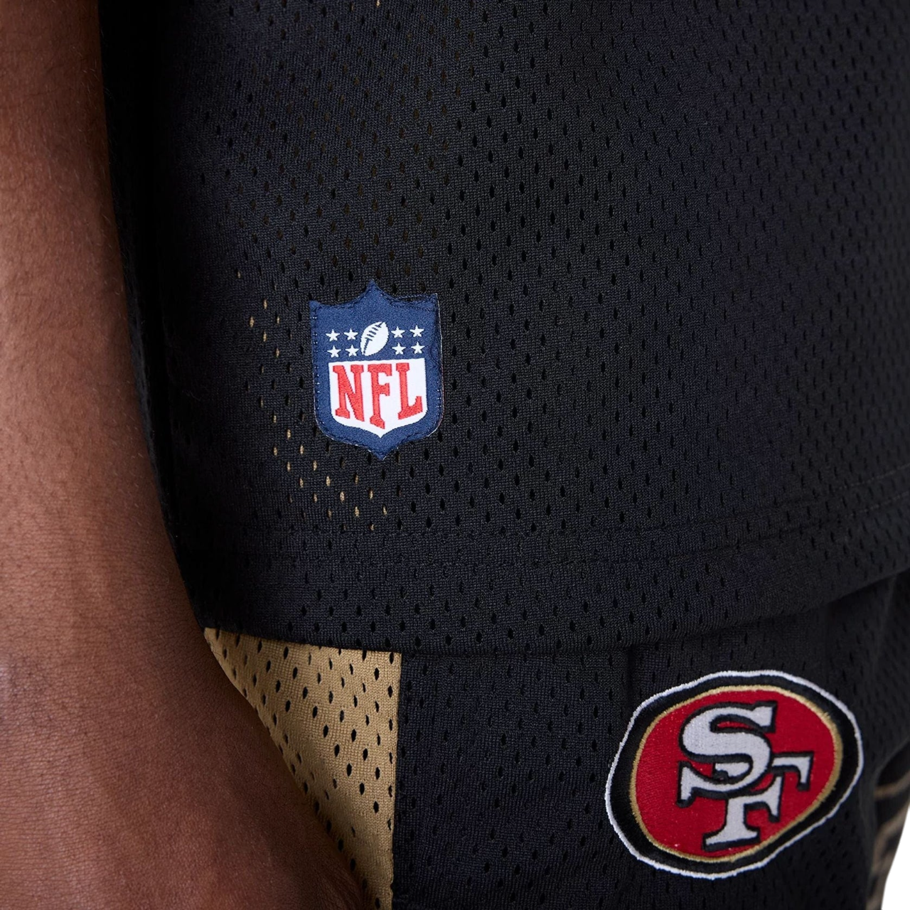 T-Shirt New Era San Francisco 49ers NFL Mesh Black