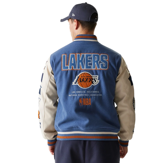 Casaco New Era LA Lakers NBA Patch Varsity