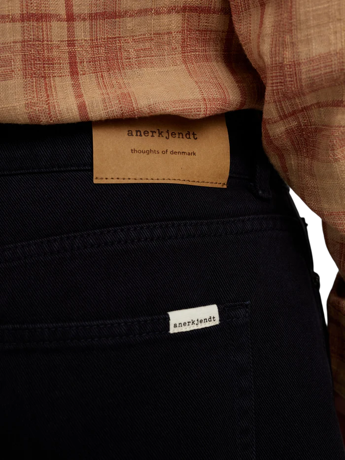 Calças Anerkjendt Akjanic Garment Dyed