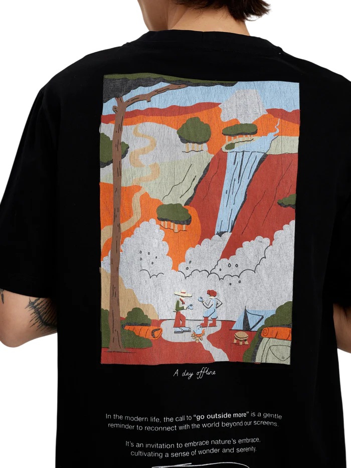 T-Shirt Anerkjendt GO OUTSIDE