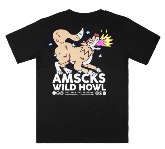 T-Shirt American Socks Wild Howl