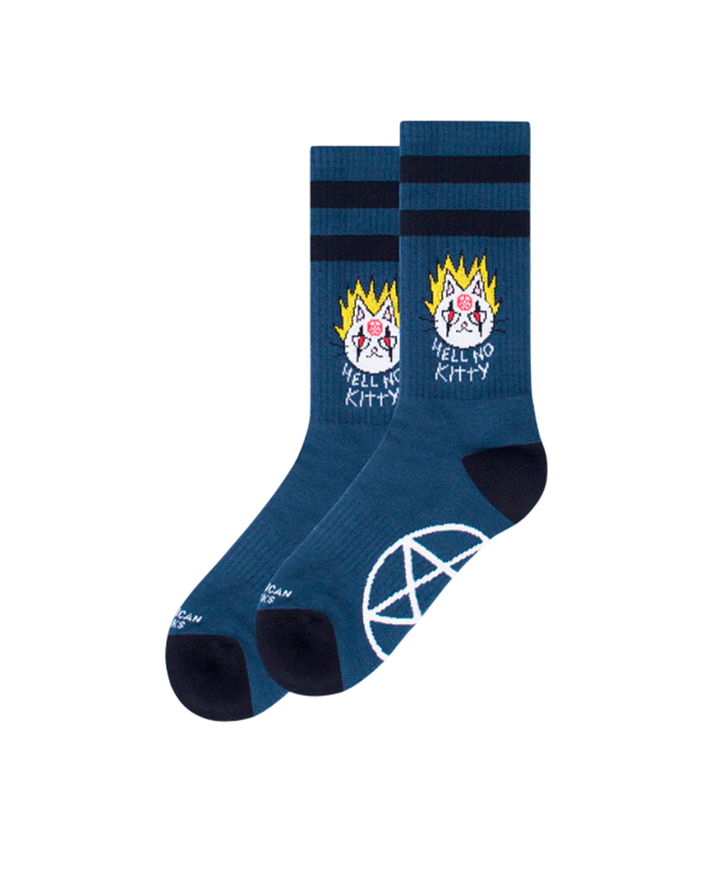 Meias American Socks Hell No Kitty