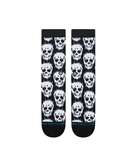 Meias Stance Crew Static Skull