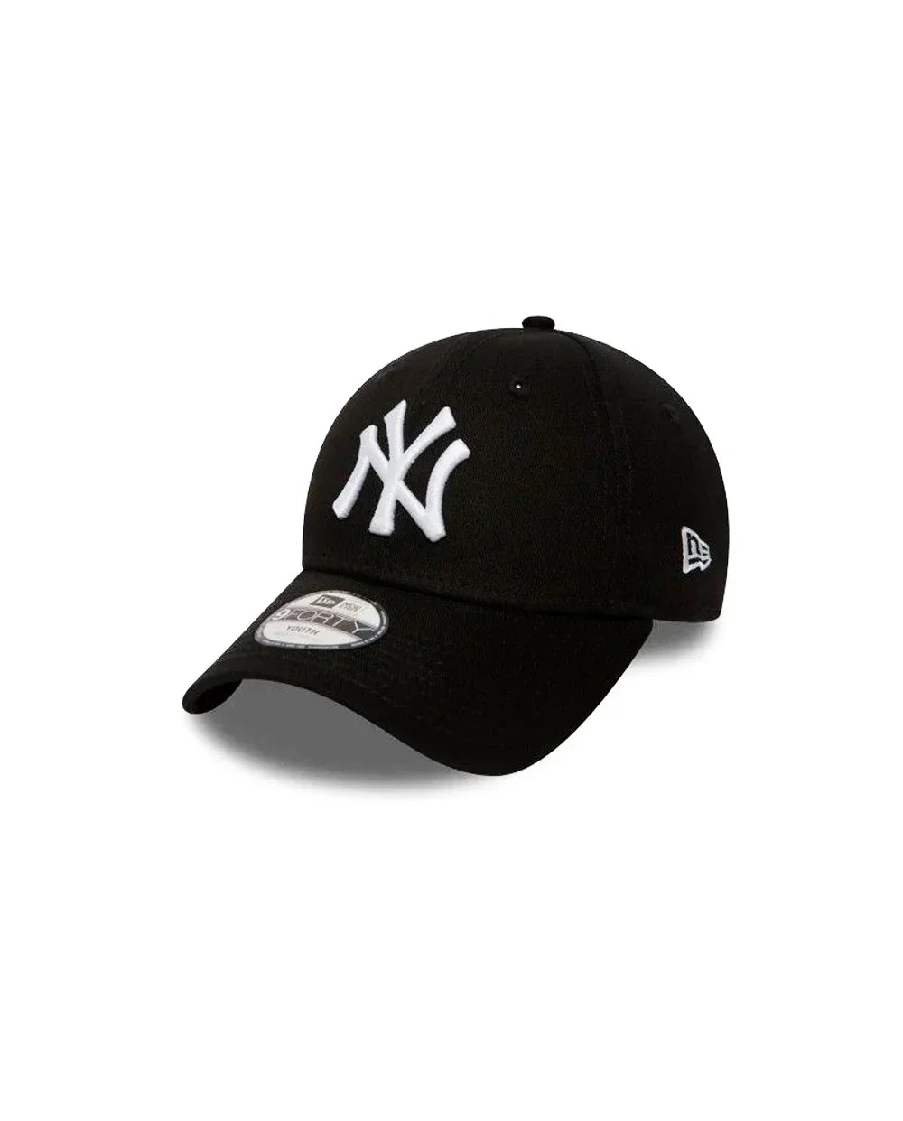 New Era Black Cap with White Logo