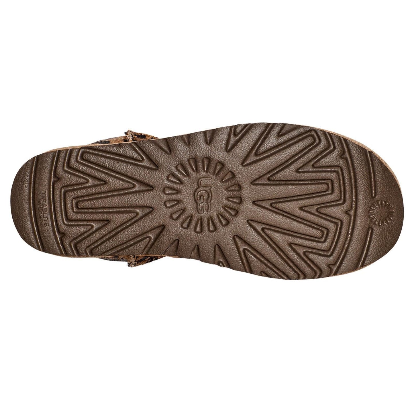 UGG Classic Ultra Mini Castanhas com Padrão