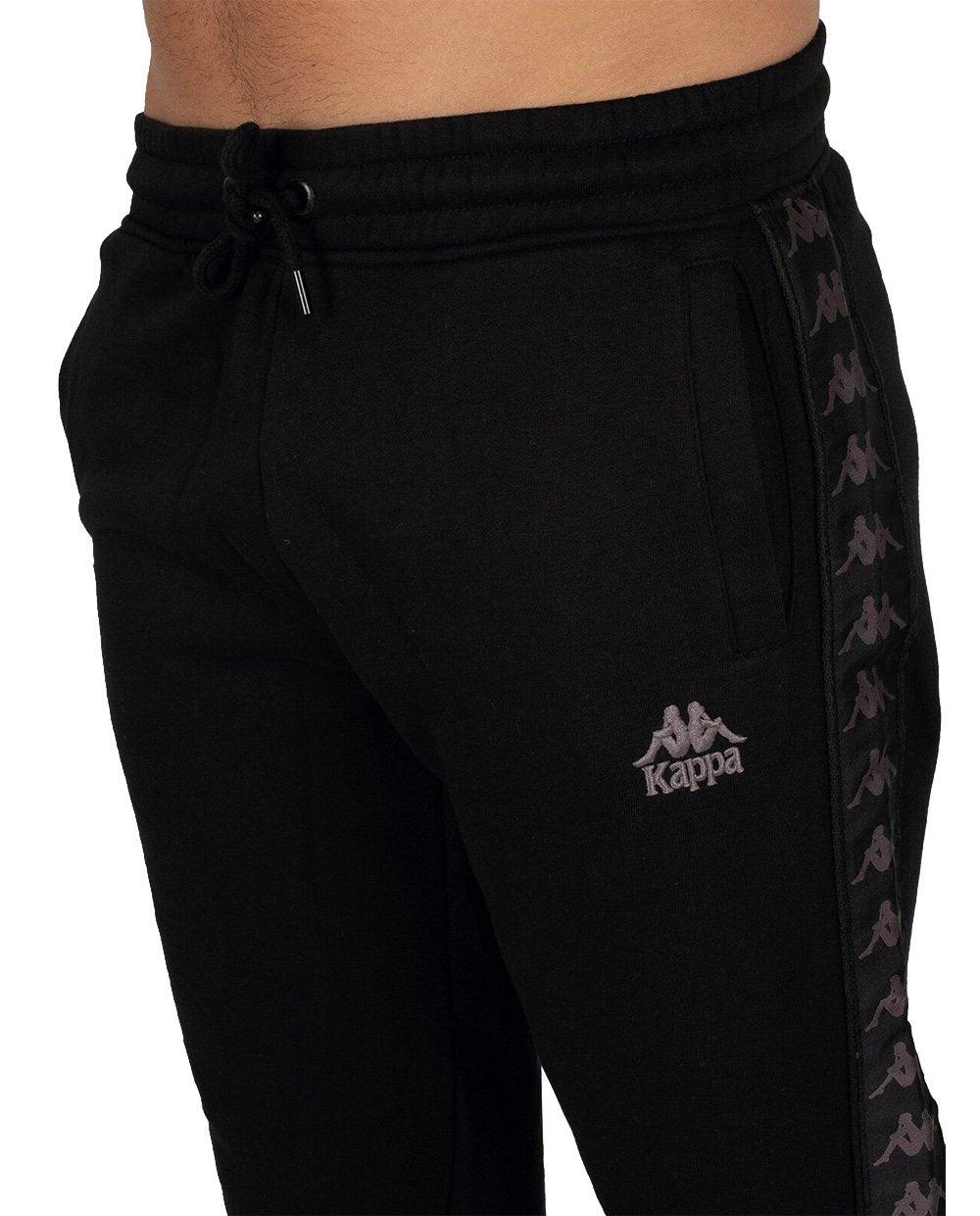Kappa Pants Banda Alanz Black and Gray