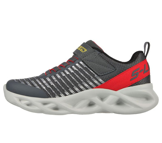 Skechers Twisty Brights Cinza com Luzes
