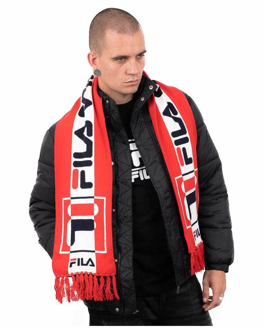 Fila Red and White Scarf