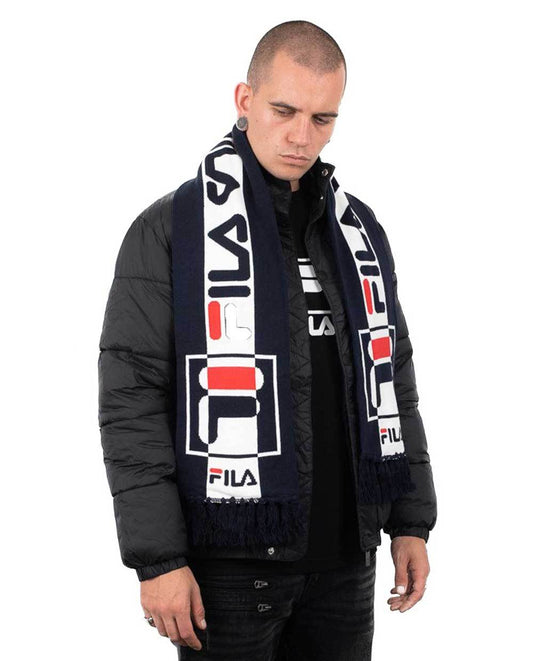 Fila Blue and White Scarf
