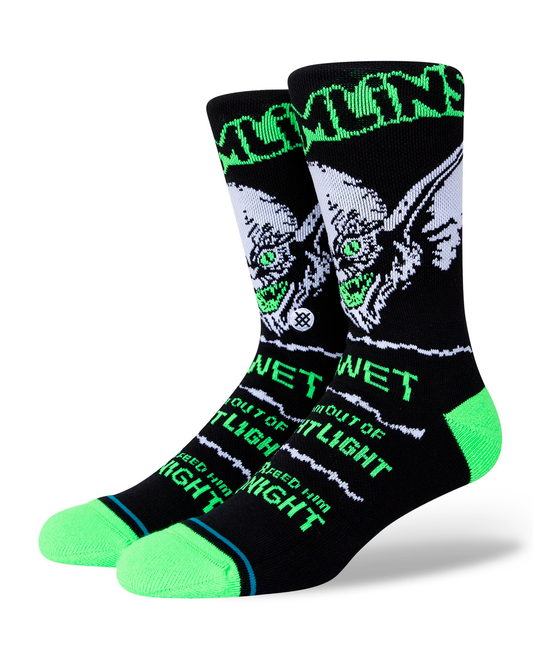 Meia Stance Preta com Verde