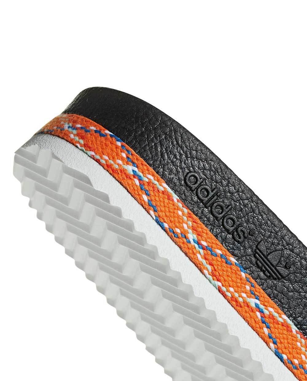 Adidas Adilette New Bold Black and White