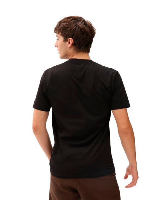 T-Shirt Vans Preta com Logótipo