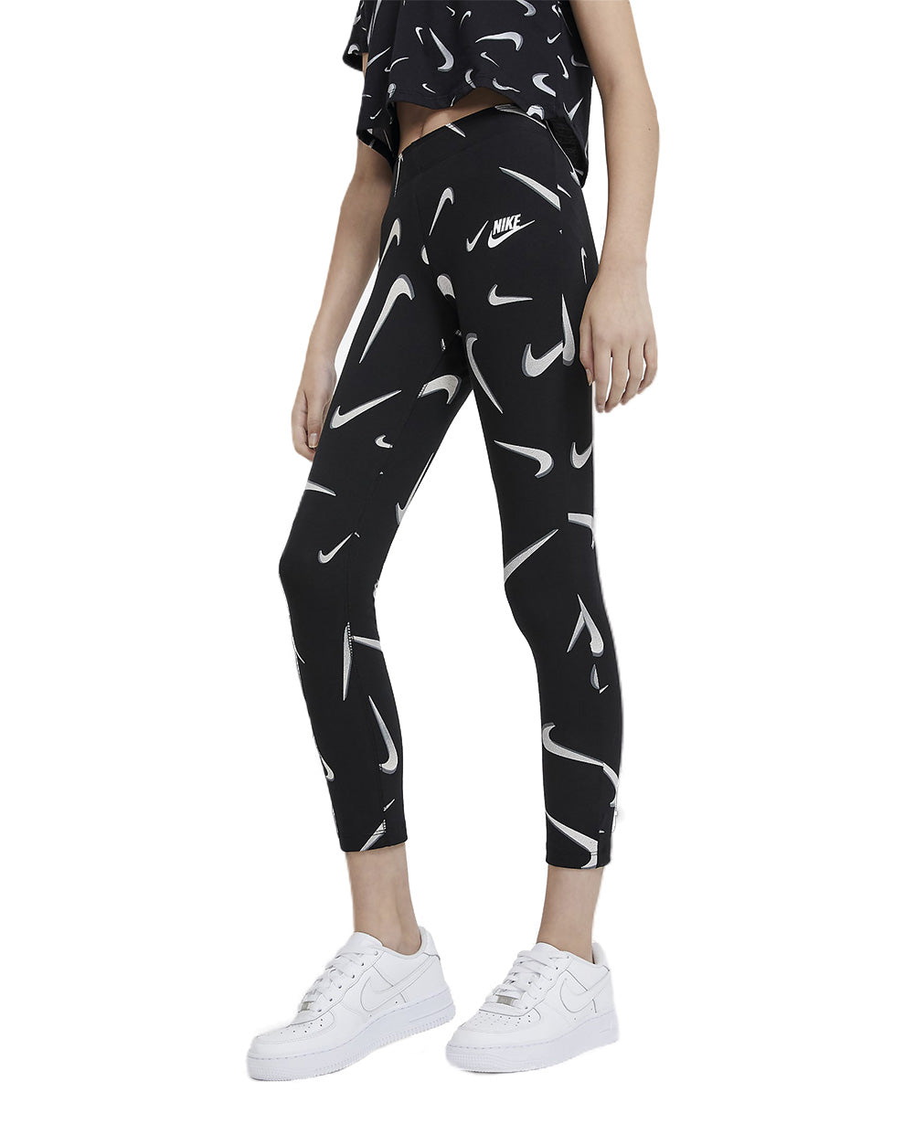 Nike Leggings Sportswear Favourites Black and White for child