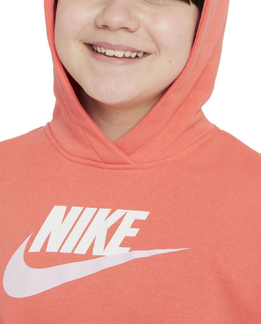 Hoodie Nike Coral com Branco