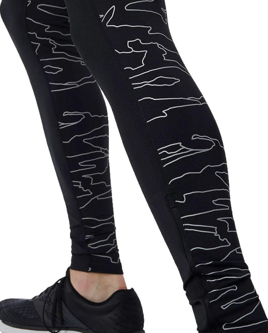 Leggings New Balance Pretas com Branco