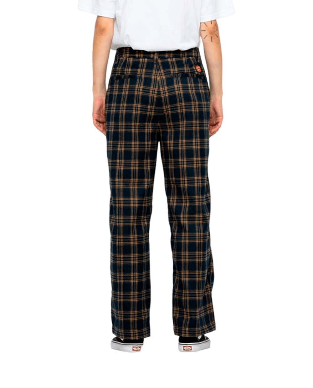 Santa Cruz Navy Check Trousers