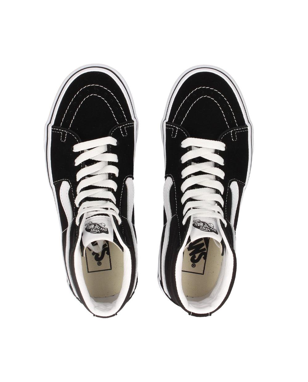 Vans SK8-HI Platform Black with White