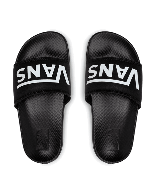 Chinelo Vans Preto com Logótipo