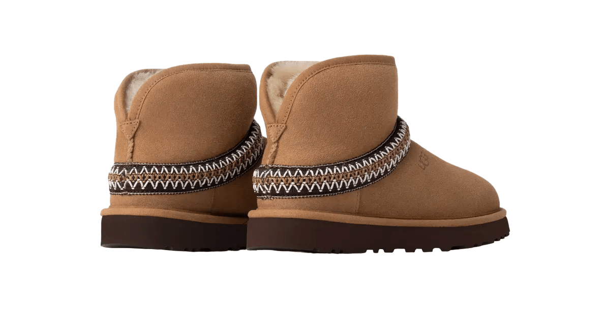 UGG Classic Mini Crescent Castanha