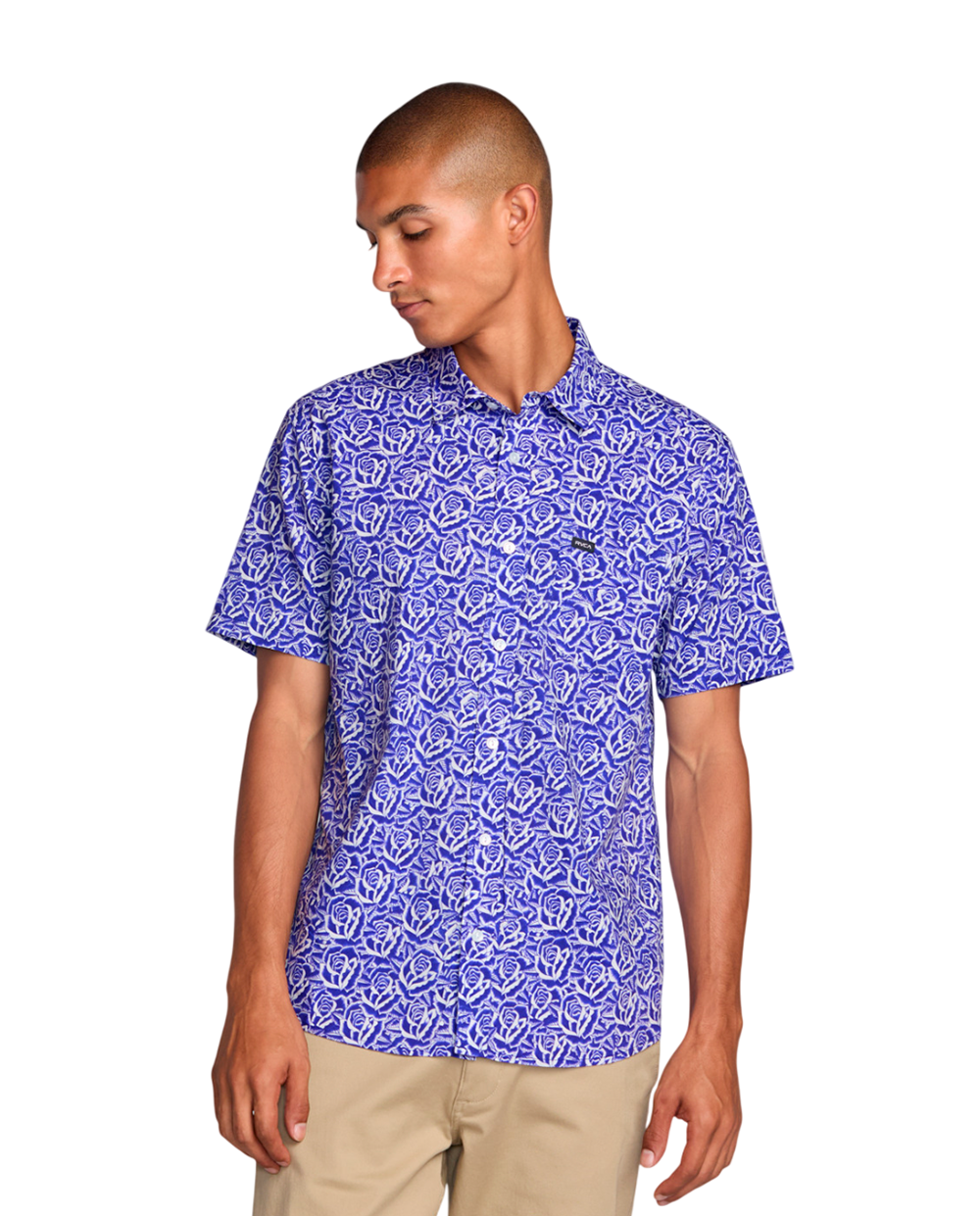 Camisa RVCA Barba Roses