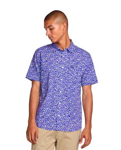 Camisa RVCA Barba Roses