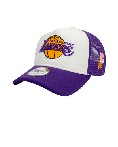 Boné New Era 9FORTY LA Lakers NBA Flower Purple