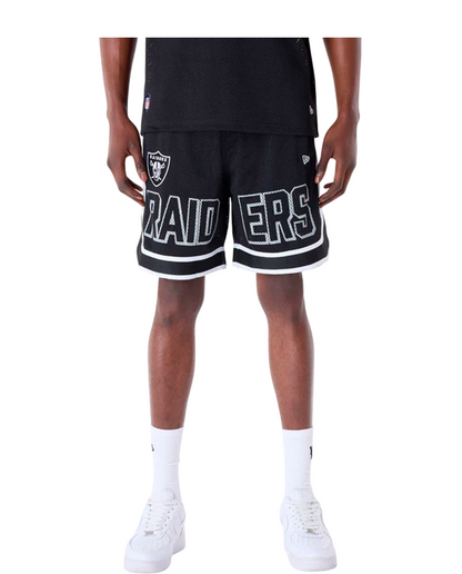 Calções New Era Las Vegas Raiders NFL Mesh Black