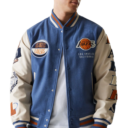 Casaco New Era LA Lakers NBA Patch Varsity
