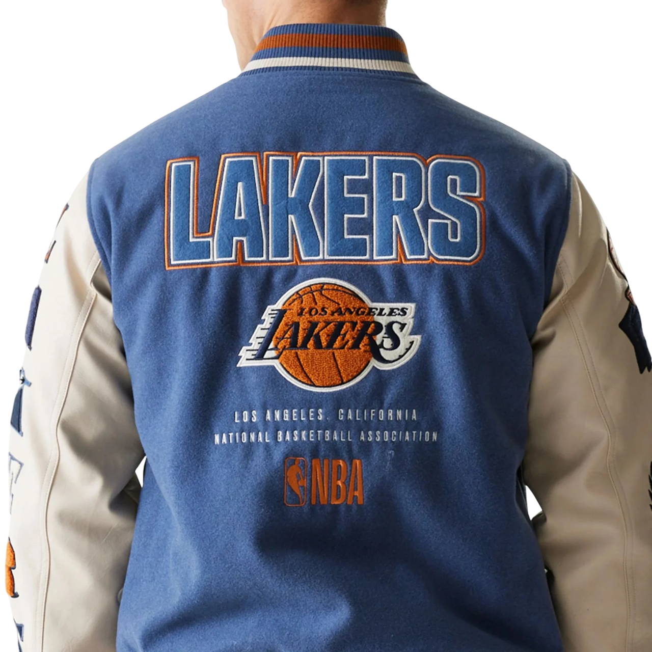 Casaco New Era LA Lakers NBA Patch Varsity