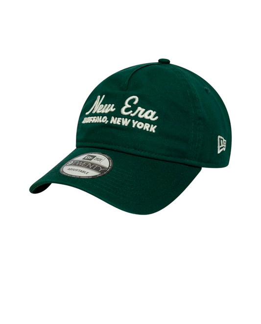 Boné New Era New Era Script Dark Green 9TWENTY A-Frame