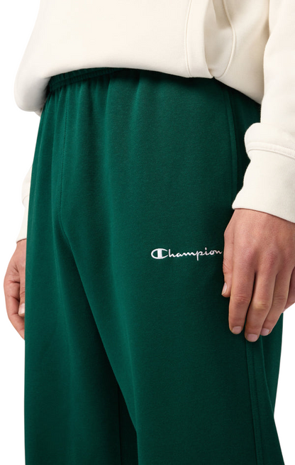 Calça Champion  Elastic Cuff Fleece Pants Icons Forest
