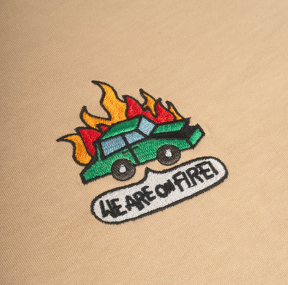 T-Shirt American Socks We Are On Fire