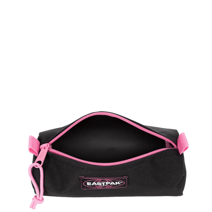 Estojo Eastpak Preto com Rosa