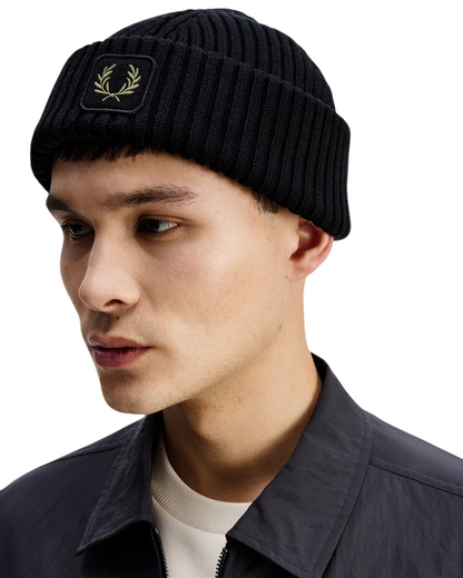 Gorro Fred Perry Algodão Canelado