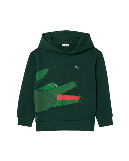 Hoodie Lacoste com Gráfico de Crocodilo