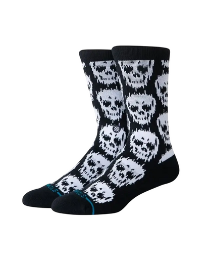 Meias Stance Crew Static Skull