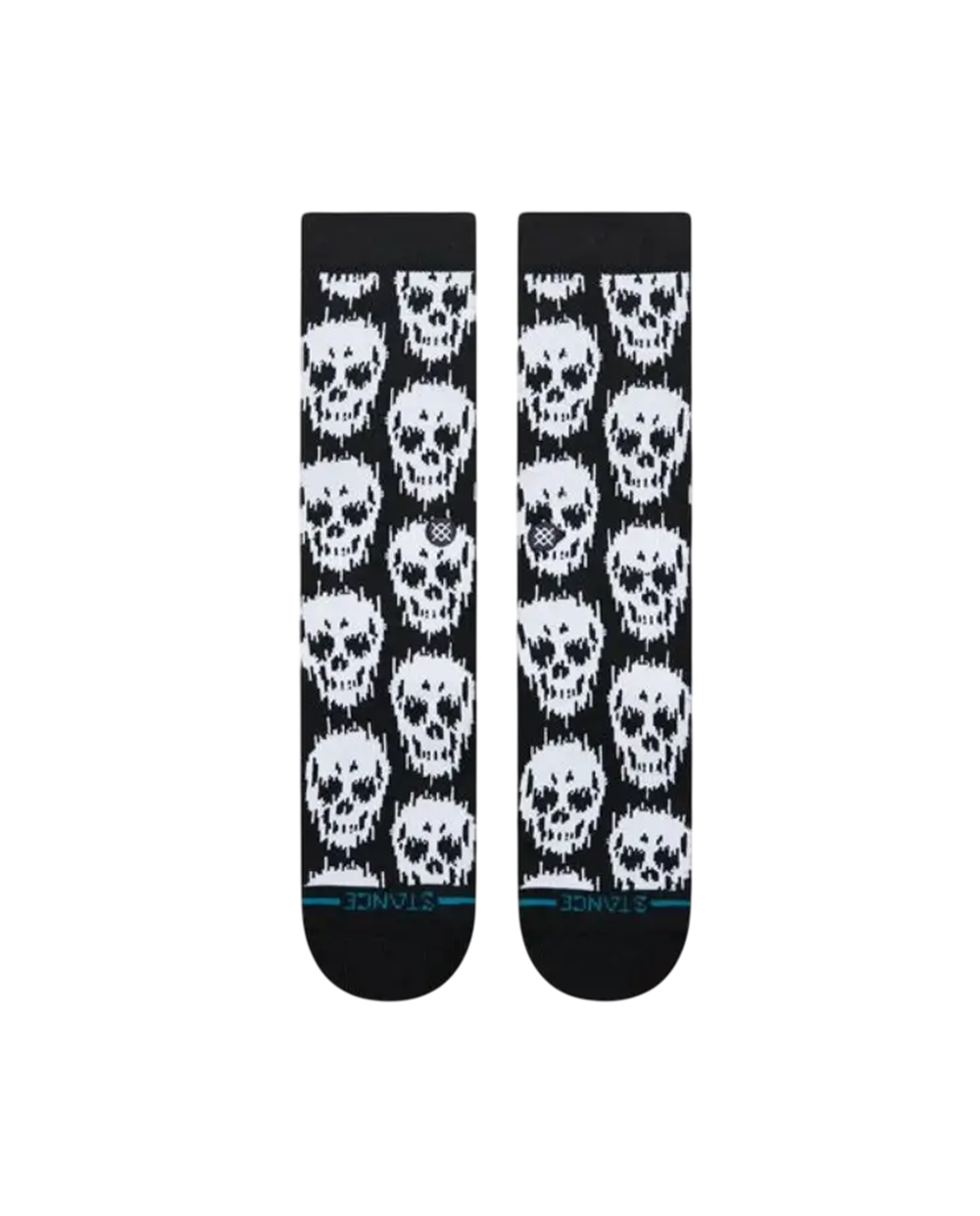 Meias Stance Crew Static Skull
