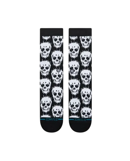 Meias Stance Crew Static Skull