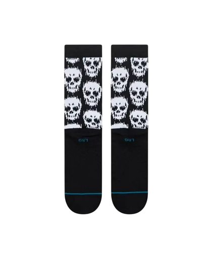 Meias Stance Crew Static Skull