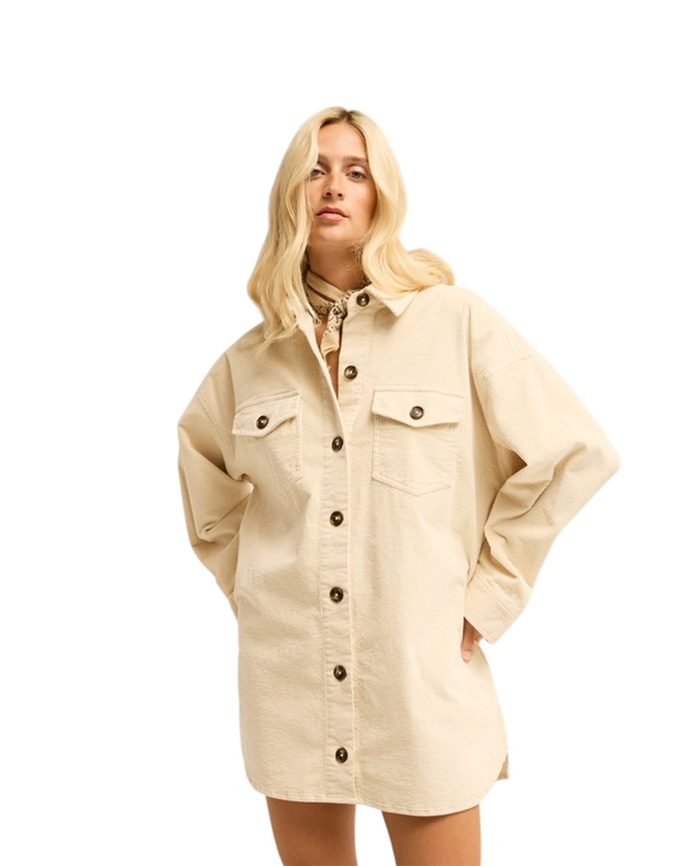 Camisa Vestido Billabong Winter Ocean