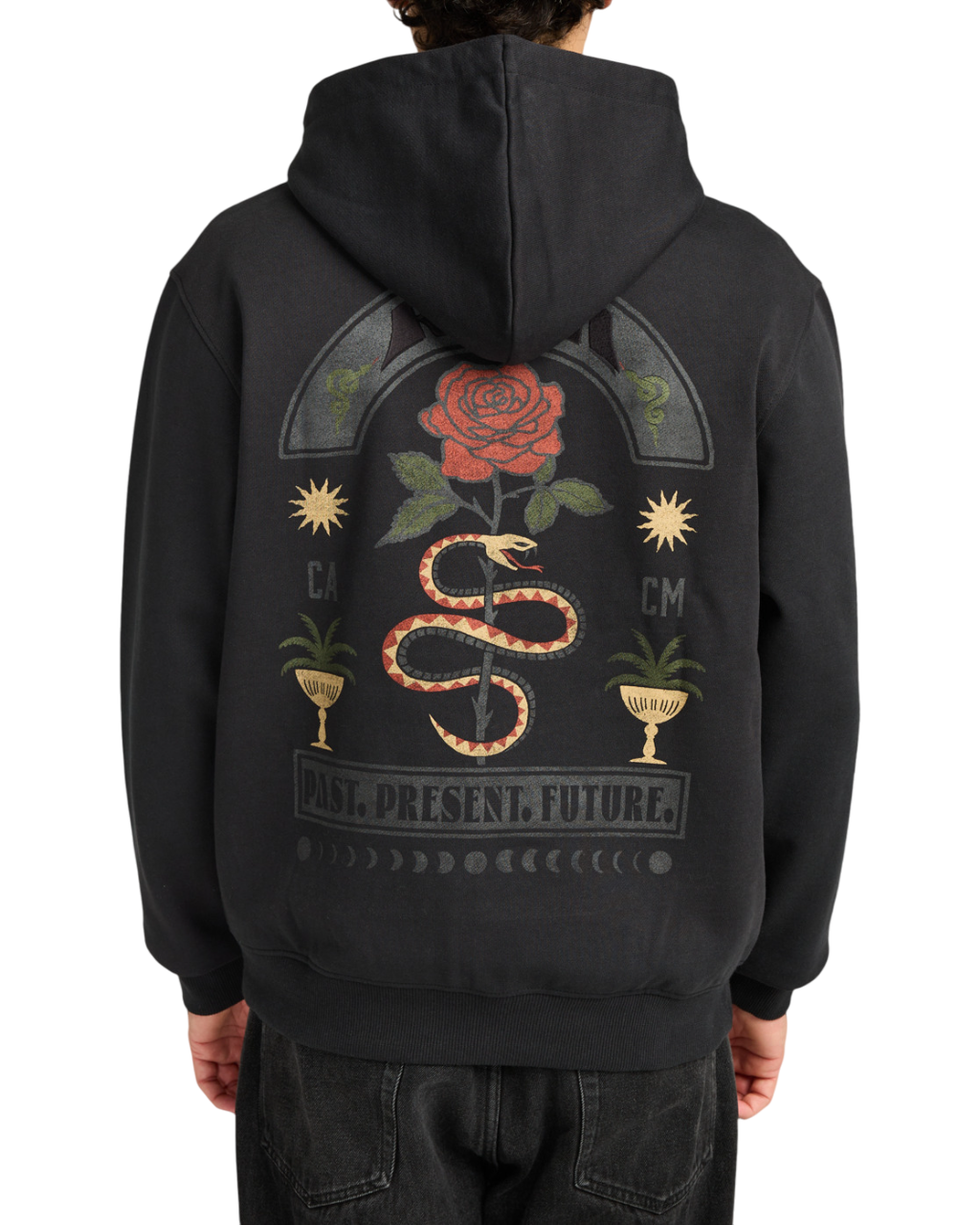 Hoodie RVCA Roses Poster