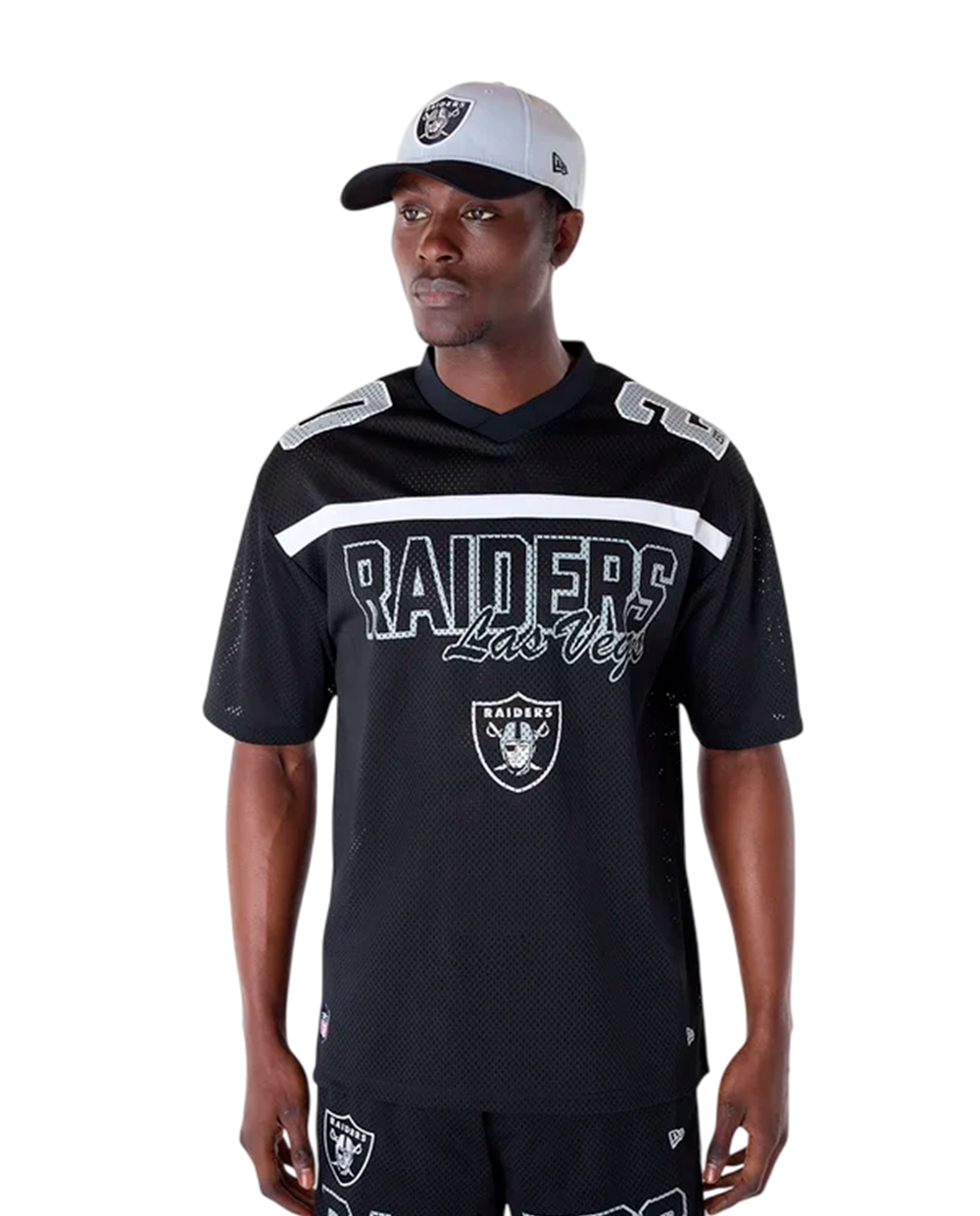 T-Shirt New Era Las Vegas Raiders NFL Mesh Black