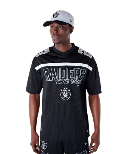 T-Shirt New Era Las Vegas Raiders NFL Mesh Black