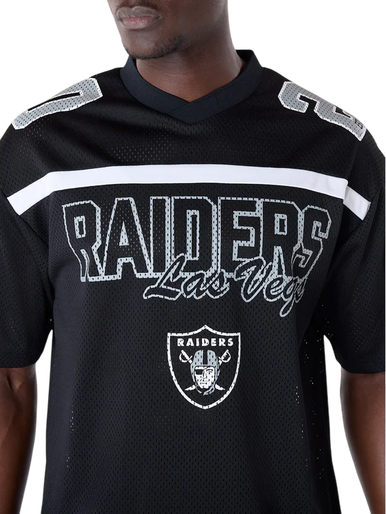 T-Shirt New Era Las Vegas Raiders NFL Mesh Black