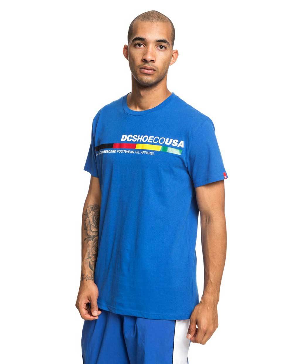 DC Shoes Blue T-Shirt with Logo