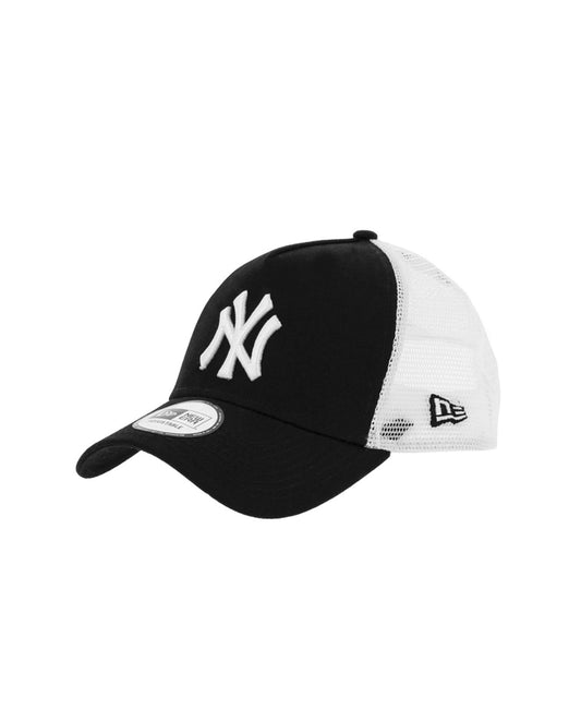 New Era Black Cap with White Logo