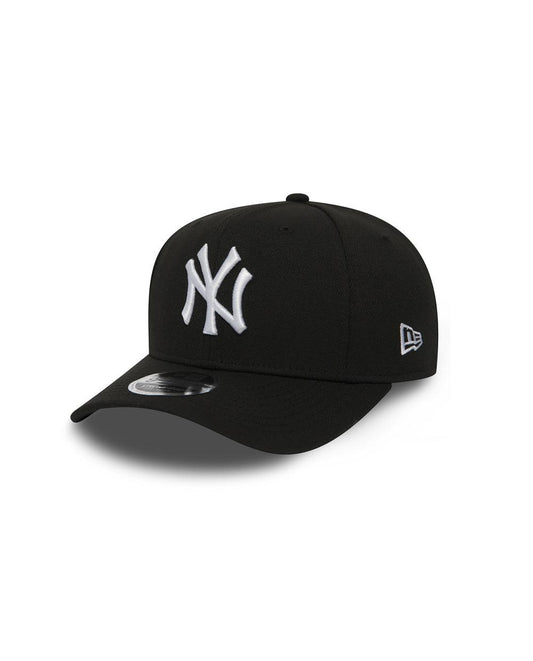 New Era Black Cap with White