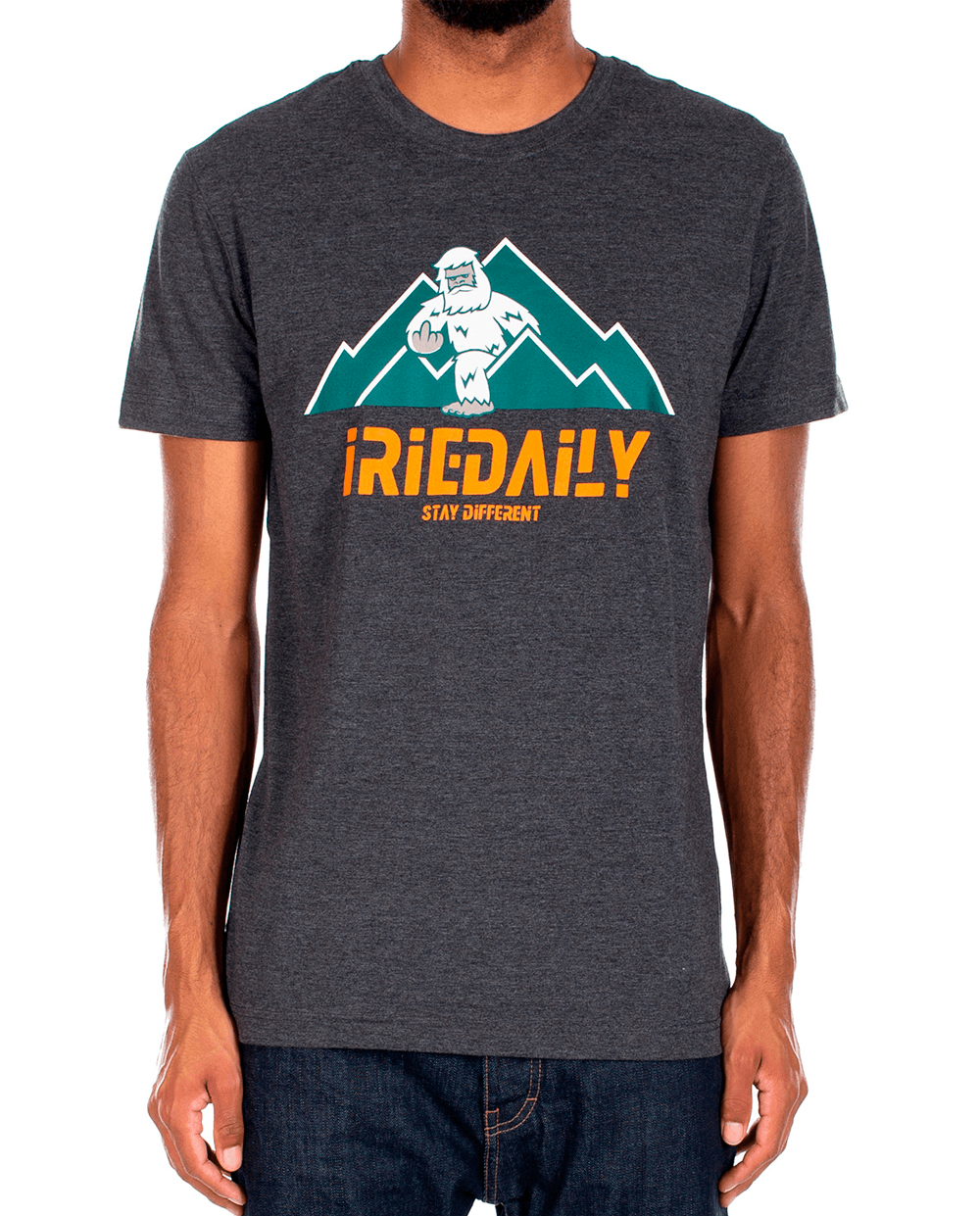 T-Shirt IrieDaily Cinza com Logótipo