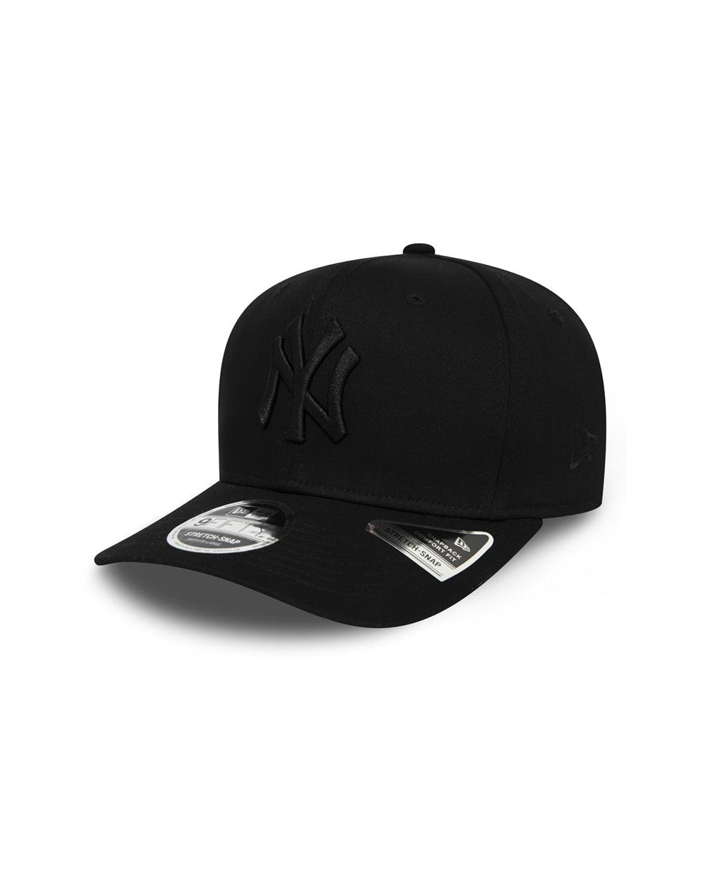 New Era Black Cap with White Logo