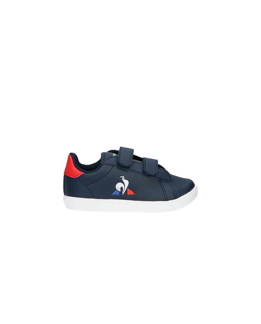 Le Coq Sportif Courtset Azuis Marinho e Vermelhas